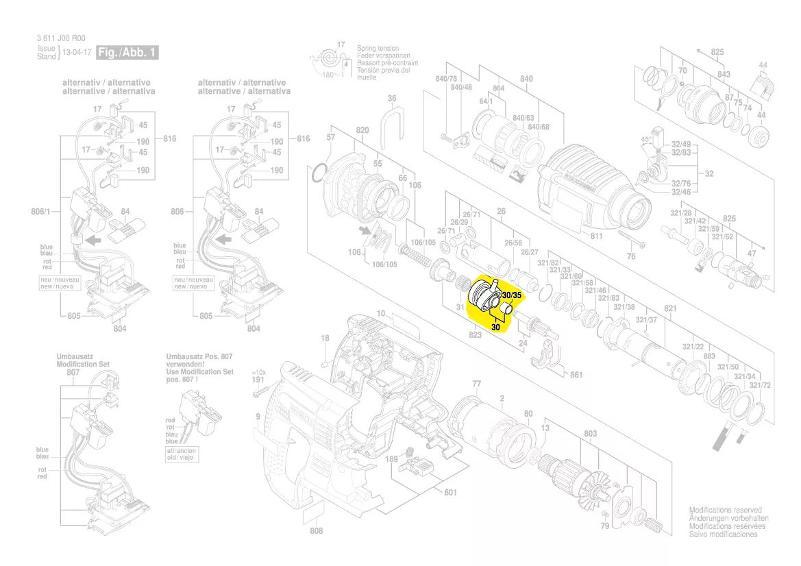 Palier entrainement réf. 1 615 819 028